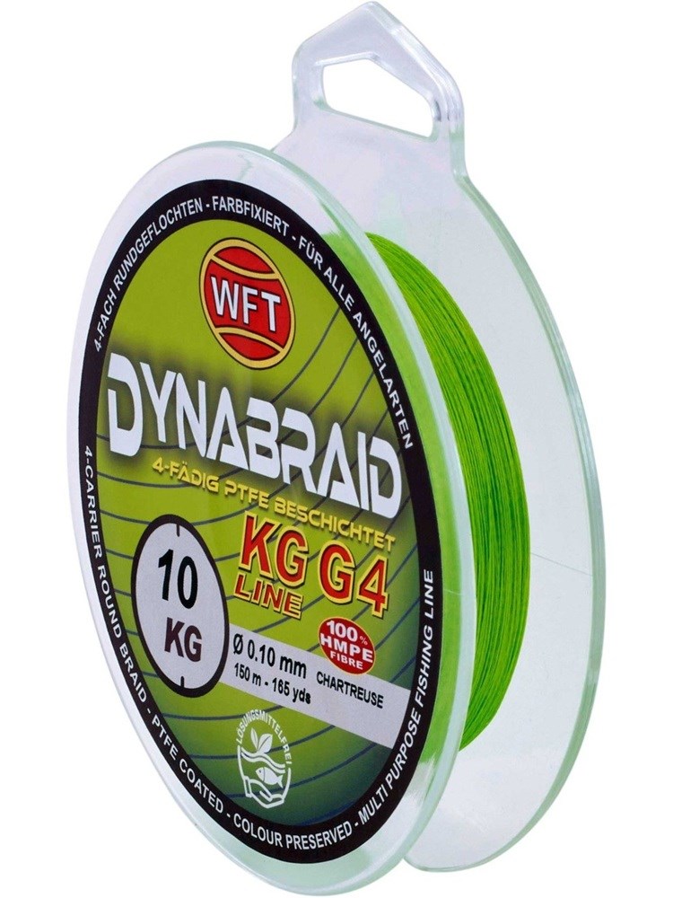 WFT Splétaná Šňůra Round Dynamix G4 Chartreuse 300 m